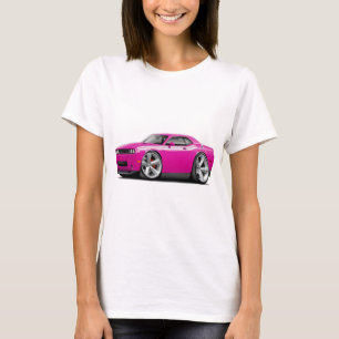 Camiseta Carro 2009-11 Fuschia-Branco do RT do desafiador