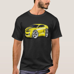 Camiseta Carro 2010-11 Amarelo-Preto de Camaro