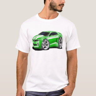 Camiseta Carro 2010-11 Verde-Branco de Camaro
