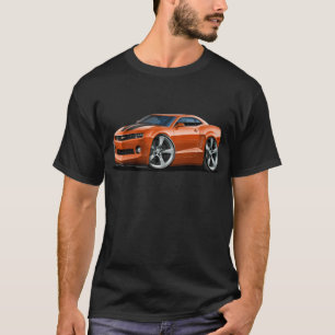 Camiseta Carro 2010-12 Alaranjado-Preto de Camaro