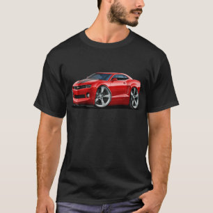 Camiseta Carro 2010-12 Vermelho-Cinzento de Camaro