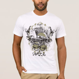 Camiseta Carro americano do músculo da rocha do pop