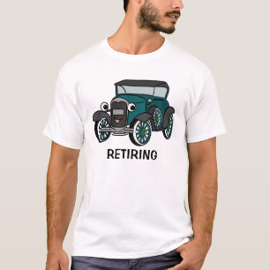Camiseta Carro antigo com texto personalizável