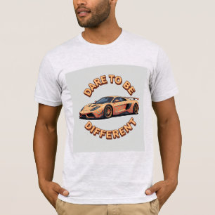 Camiseta Carro Antigo Laranja