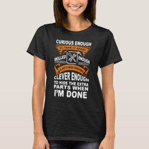 Camiseta Carro Automático Curioso E Inteligente, Engraçado,