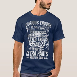 Camiseta Carro Automático Curioso, Qualificado E Inteligent