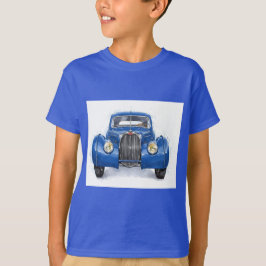 Camiseta Carro azul dos anos 30