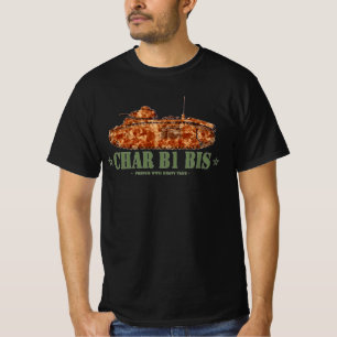 Camiseta Carro B1 bis Segunda Guerra Mundial 2 Tanque pesad