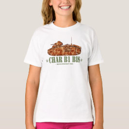 Camiseta Carro B1 bis Segunda Guerra Mundial 2 Tanque pesad