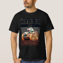 Camiseta Carro B1 Bis Tanque pesado francês da Segunda Guer