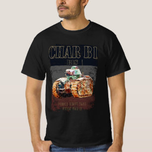 Camiseta Carro B1 Bis Tanque pesado francês da Segunda Guer