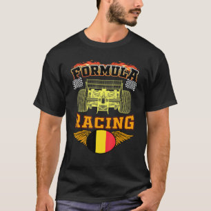 Camiseta Carro belga de Fórmula de Raça Automática Bélgica
