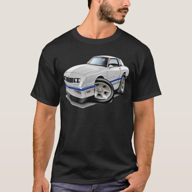 Camiseta Carro Branco-Azul de Monte 1983-88 - de Carlo (Frente)