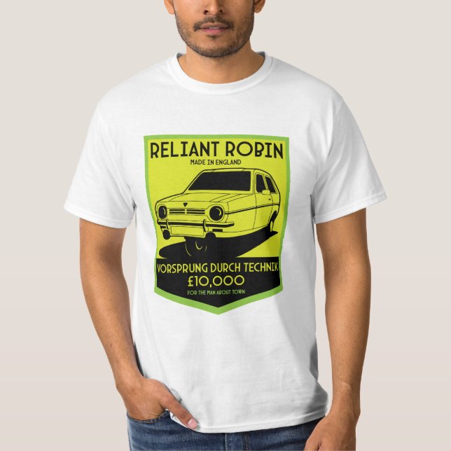 Camiseta Carro britânico Robin Fiel (Frente)