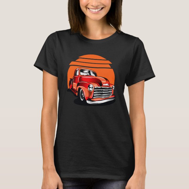 Camiseta carro clássico (Frente)