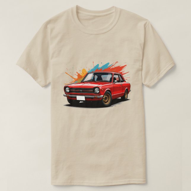 Camiseta Carro Clássico Antigo (Frente do Design)