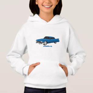 Camiseta Carro clássico azul legal de 1959 