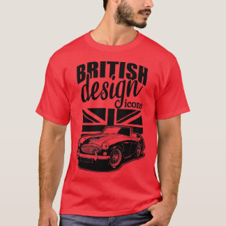 Camiseta Carro Clássico Britânico Austin Healey
