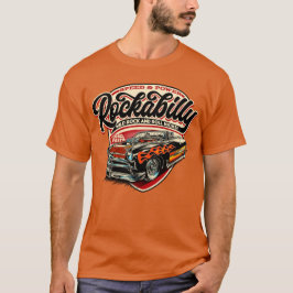 Camiseta Carro Clássico Hot Rod Estilo Rockabilly