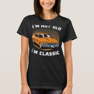 Camiseta Carro Clássico Legal Dons Gráficos Engraçados Não 