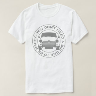 Camiseta Carro Clássico Mini original linha de etiqueta dos