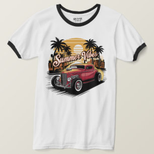 Camiseta Carro Clássico Vibrações de Verão