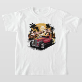 Camiseta Carro Clássico Vibrações de Verão