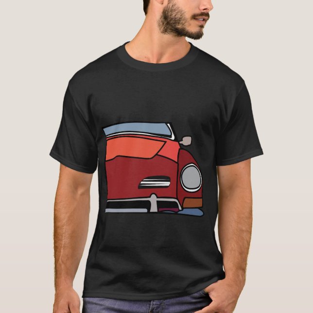Camiseta Carro Clássico Vintage (Frente)