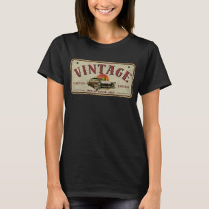 Camiseta Carro Clássico Vintage Edição Limitada Peças Origi