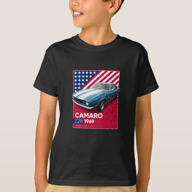 Camiseta carro clássico Z28 1969 (Frente)