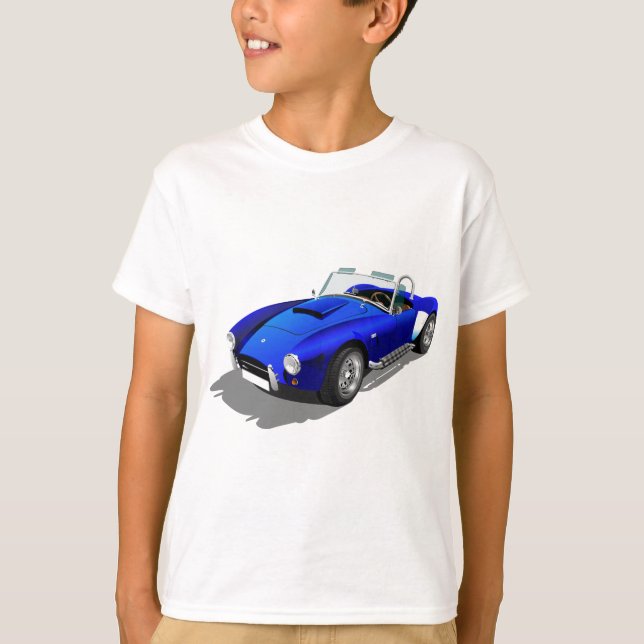Camiseta Carro Cobra Azul (Frente)