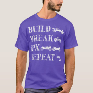 Camiseta Carro Controle Remoto Construa Quebre Fi Repita Rc