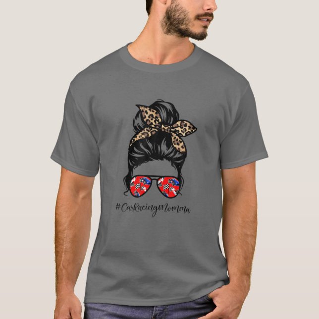 Camiseta Carro Correndo Momma Mama Cabelo Mensageiro Leopar (Frente)