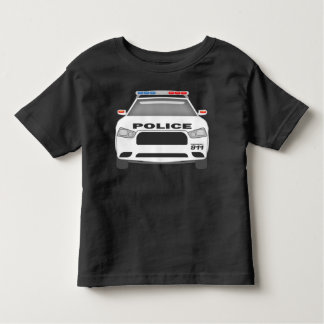 Camiseta Carro da Polícia 911Meninos e Meninas de Berçário