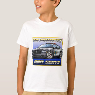 Camiseta Carro de 2014 polícias 1 do carregador de Dodge