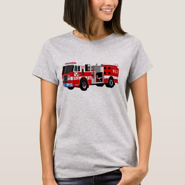 CAMISETA CARRO DE BOMBEIROS (Frente)