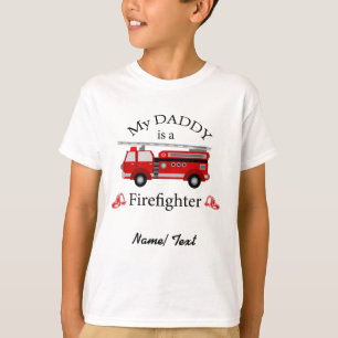 Camiseta Carro de bombeiros - meu pai é um SAPADOR-BOMBEIRO