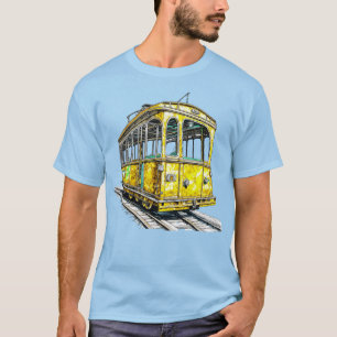 Camiseta Carro de cabo amarelo