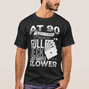 Camiseta Carro De cheio De Mão 90 de Aniversário De 90 Anos