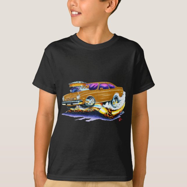 Camiseta Carro de Chevy Vega Brown (Frente)