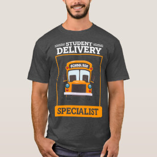 Camiseta Carro de Condutor de Ônibus Escolar Especialista e