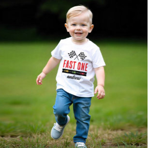 Camiseta Carro de Corrida Branco Fast One