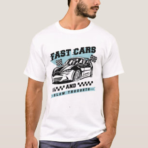 Camiseta Carro de Corrida de Aniversário
