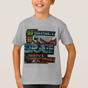 Camiseta carro de corrida de arrasto com bicicleta