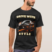 Carro de Corrida de Estilo de Direção Gráfico de M