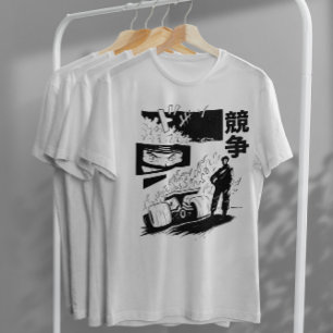 Camiseta Carro de Corrida Japonês