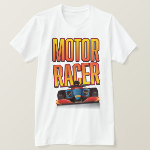 Camiseta Carro de corrida motorizado