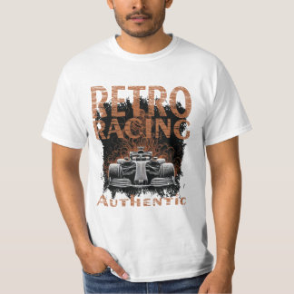 Camiseta Carro de corrida retrô autêntico