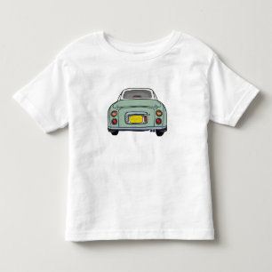 Camiseta Carro de desenho do Emerald Green Figaro