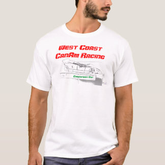 Camiseta Carro de entalhe, retro, competindo, auto